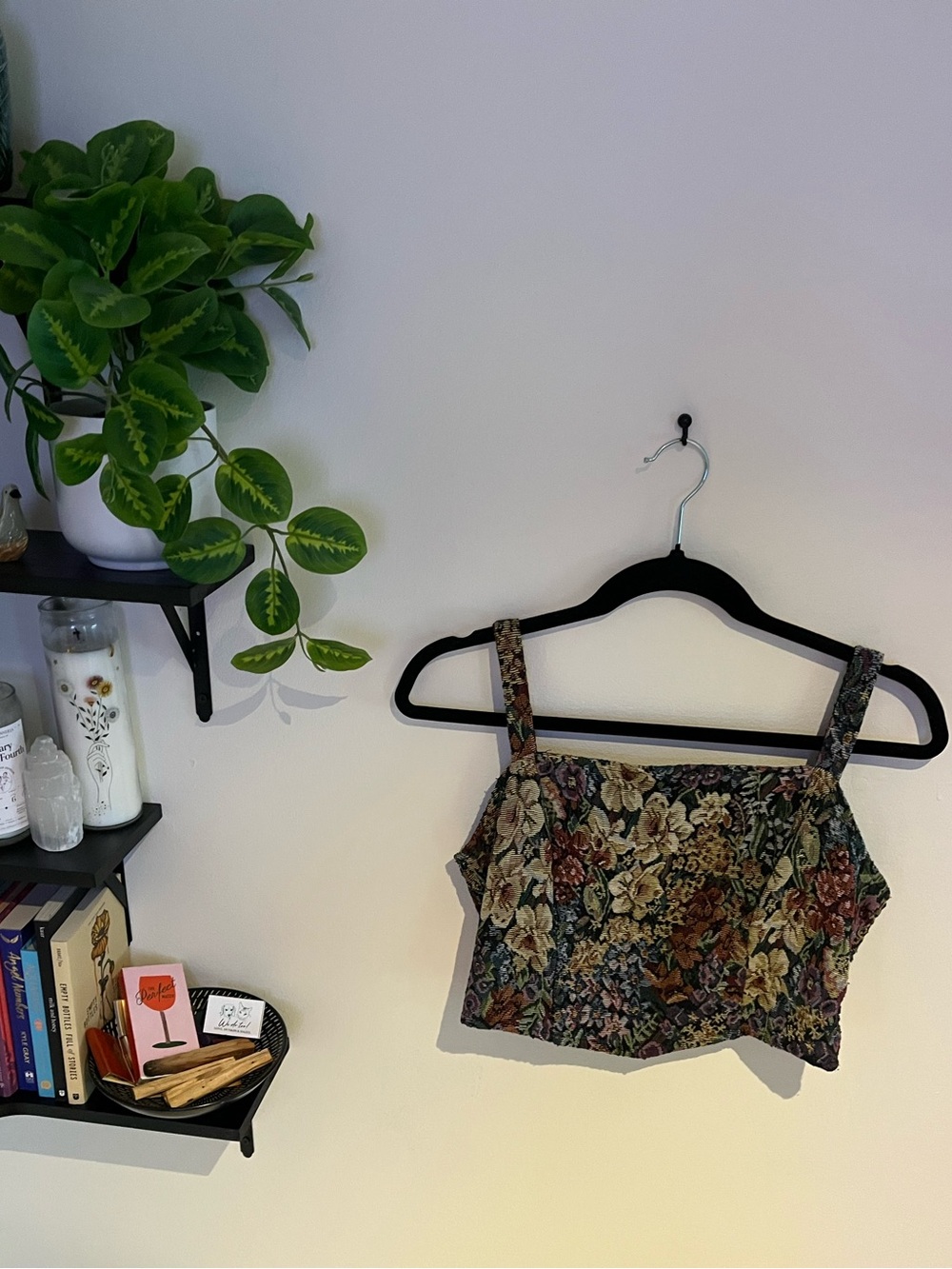 Floral Tapestry Crop Top